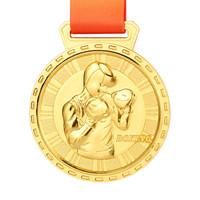Vente en Gros de Médailles Précieuses Trophée d'Or Médailles Miniatures pour la Boxe Course de Football