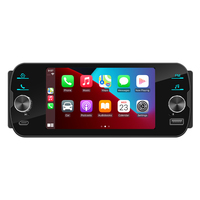 Unidad Principal de Radio para Auto con Pantalla Táctil de 5 Pulgadas, Reproductor de DVD para Auto 1 DIN, Android Auto Inalámbrico, Carplay, Radio Universal para Auto Android