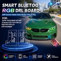 Module de feux de jour LED multicolores RGBW DRL à télécommande, prêt à l'emploi, pour BMW F80 M3 F82 M4 LCI