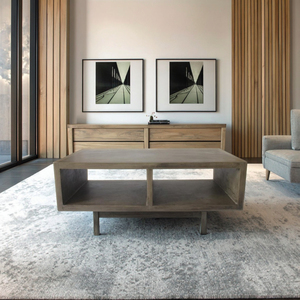 VN, muebles de exterior personalizados, mesa de sofá duradera, mesa de centro de hormigón multiusos para sala de estar y uso en el hogar y la Oficina - Product Image 5