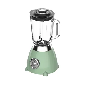 Blender-presse-agrumes rétro à 2 vitesses et à impulsions avec pot en verre de 1,5 L, 6 lames en acier inoxydable pour les smoothies et les milkshakes - Product Image 3
