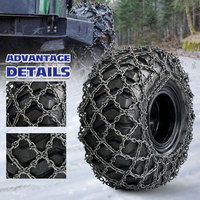 Cadenas para Neumáticos de Tractor UCORE de Acero al Boro de Alta Resistencia, Cadenas para Nieve para Trabajos Forestales en Invierno Extremo, Agarre en Lodo y Hielo