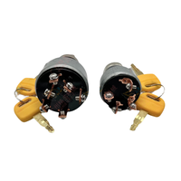 Pour Caterpillar 303C 307D 312D 320C 320D 324D 326C 329D 330C 336D 336D2L nouvelle serrure de porte électrique/clé/interrupteur d'allumage de démarrage