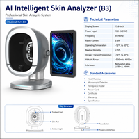 Analyseur de peau AI professionnel, scanner facial pour usage domestique, diagnostic cutané et consultation personnalisée de soins de la peau