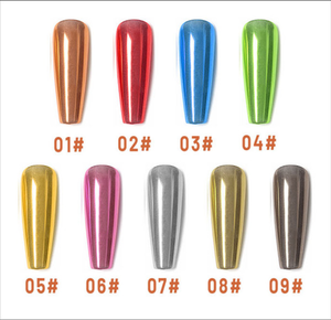 Polvo de espejo mágico Cristal mágico Cromo brillante Espejo sólido Polvo de <span class=keywords><strong>uñas</strong></span> Polvo acrílico de color para <span class=keywords><strong>uñas</strong></span> - Product Image 2