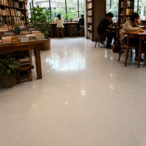 Piso de Terrazo Epóxico de Lujo, Impermeable, Resistente al Desgaste, Pintura para Pisos de Arena Coloreada, Revestimiento de Piso Comercial Moderno para Showroom - Product Image 6