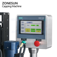 Machine de capsulage verticale entièrement automatique ZONESUN ZS-XG24 avec pompe servo pour le remplissage et le vissage des bouchons de flacons