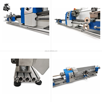 Tour de réparation de queues de billard K6125A 125 mm avec mandrin à 3 mors, machine manuelle pour la réparation des pointes de queues de billard et le tournage des queues de snooker