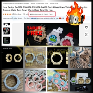 Plusieurs couleurs Thorn Design GA2100 Buss Down Watch Bezel Collection Custom Made Buss Down Watch Case Band Hip Hop - Product Image 3