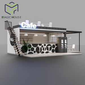 Magic House Fertighaus Flat Pack Strand 20ft Bar Business Container Saftbar Fertighaus Coffeeshop - Product Image 6