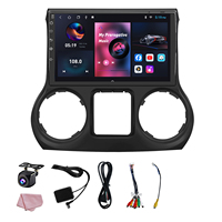 Autoradio Android 11, écran stéréo de 10.1 pouces, tablette, Navigation Gps, lecteur Dvd Usb pour Jeep Wrangler jk 2007, 2008, 2009, 2010, 2012