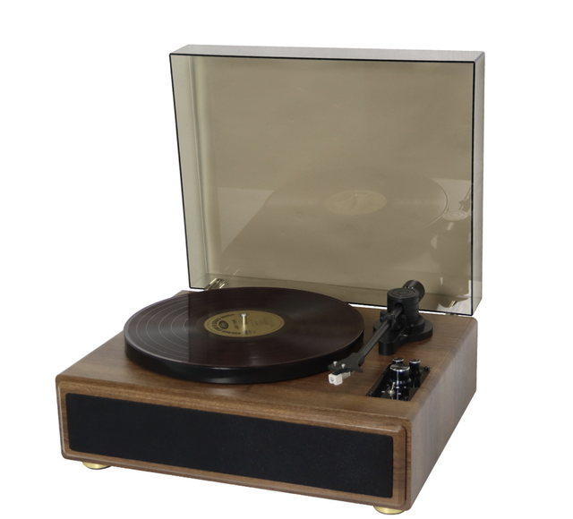 HY-T18 Customizable Turntable Phonograph Player Retro Vinyl Music Record Player Usb Recording With BT