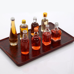 <strong>Custom</strong> Clear Flat Hot Selling Empty <strong>Mini</strong> Liquor Glass <strong>Bottle</strong> 30ml 40ml 50ml 100ml For Vodka Rum Whiskey Spirit Wine Alcohol - Product Image 2