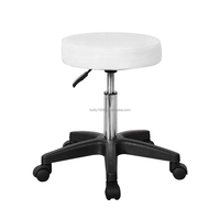 Tabouret de Bar rond et réglable en hauteur, pour siège éponge, avec roues roulants pivotantes, 1 pièce, offre spéciale