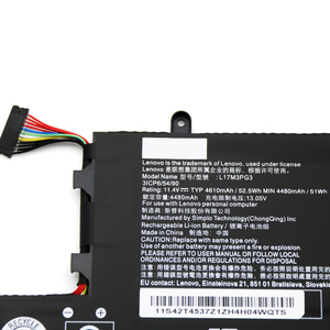 L17M3PG3 L17M3PG1 L17L3PG1 L17S3PG1 batterie d'ordinateur portable originale pour Lenovo <span class=keywords><strong>Legion</strong></span> Y530-15ICH <span class=keywords><strong>Y540</strong></span> <span class=keywords><strong>Legion</strong></span> Y7000 ordinateur portable rechargeable - Product Image 2