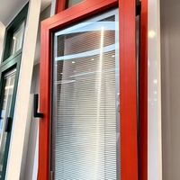 Volets en aluminium manuels sur mesure, étanches, pour fenêtres intérieures, pour la décoration de maisons et de villas