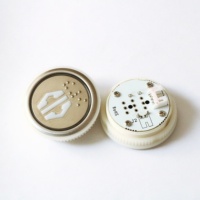 Bouton d'ascenseur moderne personnalisé avec braille et éclairage LED, certifié ISO9001 pour les immeubles de bureaux