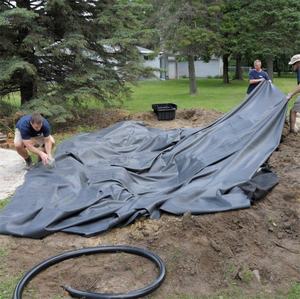 Revêtement <span class=keywords><strong>d</strong></span>'étang de ferme de poissons de haute qualité, membrane géomembrane hdpe, matériaux plastiques étanches <span class=keywords><strong>pour</strong></span> étang <span class=keywords><strong>d</strong></span>'aquarium et queues de poissons - Product Image 1