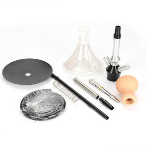 Ống Đôi Hookha Cao Cấp Của Nhà Máy Trung QUốc Ống Hookah Ả Rập Thanh KTV Bằng Nylon Thép Không Gỉ Tùy Chỉnh Shisha - Product Image 6