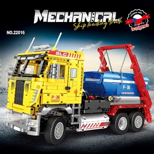 Juguete de Construcción de Control Remoto para Ingeniería Eléctrica, Bloques de Construcción de Plástico ABS, Camión a Escala 1:72, Kit Educativo para Armar - Product Image 2