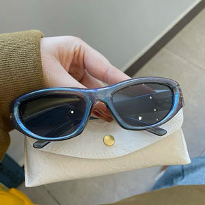 Lunettes de soleil tendance personnalisées avec logo, style vintage, pour femmes, créateur, protection UV400, unisexe, pour hommes, pour fêtes, personnalisées, œil de chat, Y2K - Product Image 5