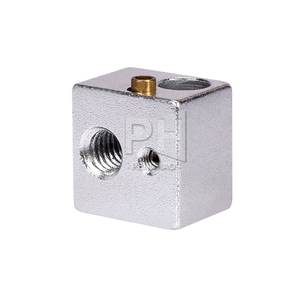 E3D V5 <strong>Heater</strong> <strong>Block</strong> V5 Silicone <strong>Sock</strong> for Original Anycubic I3 /Chiron V5 Hotend Extruder <strong>3D</strong> <strong>Printer</strong> Parts V5 Aluminum <strong>Block</strong> - Product Image 2