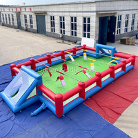 Terrain de sport gonflable extérieur, terrain de jeux gonflables, arène de football, arène de bumper ball gonflable