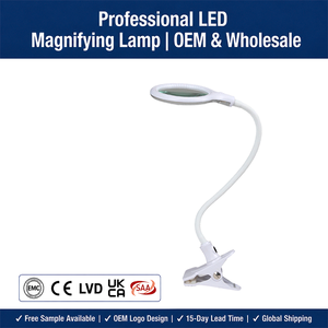 ไฟอ่านหนังสือแบบหนีบพร้อมหลอด LED อายุการใช้งานยาวนาน ปรับความสว่างได้ - Product Image 1