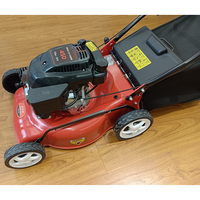 Tondeuse à gazon industrielle autotractée à essence monocylindre quatre temps 6HP 135CC avec bac de ramassage arrière réglable