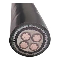 Câble d'alimentation blindé YJV32 3*10mm à âme en cuivre toronné, isolé XLPE, gaine PVC, usage industriel, pour installation directe en tunnel ou en terrasse, 600V