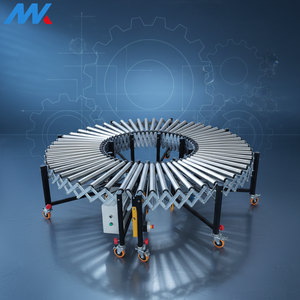 Transportador <span class=keywords><strong>de</strong></span> Rodillos Motorizado Curvo <span class=keywords><strong>de</strong></span> 360 Grados, Expandible y Telescópico para Caminos Complejos en Almacenes - Product Image 4