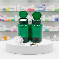 Flacon de pilules personnalisé en plastique pour médicaments, vitamines, capsules, comprimés et compléments alimentaires