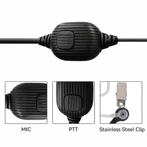 Auricular con Tubo Acústico para Walkie Talkie, Auricular de Seguridad con PTT para Kenwood NX-1200 NX-1300 Baofeng, Auricular de Radio Bidireccional con Sonido Nítido - Product Image 6