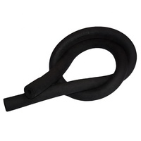 Isolation Industrielle en Mousse de Caoutchouc NBR PVC Flexible, Écologique, Ignifuge et Imperméable Noire pour Tuyaux d'Eau Réfrigérée - Fermé