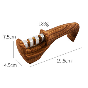 Aiguiseur de couteaux de cuisine en acier au tungstène avec pierre à aiguiser manuelle détachable - Product Image 5