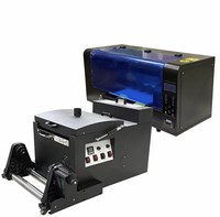 Printer DTF XP600 30cm Dua Head Set Lengkap dengan Mesin Penggoyang Bubuk