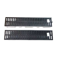 Haute qualité moderne PVC gouttière en plastique Surface canal de Drainage d'eau grille pour jardin hôtels Construction bâtiment