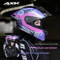 Nouveau casque de moto 3C/DOT ABS pour hommes et femmes, double visière, ouvert, rabattable, toutes saisons, chaud pour l'hiver, imperméable et anti-bruit