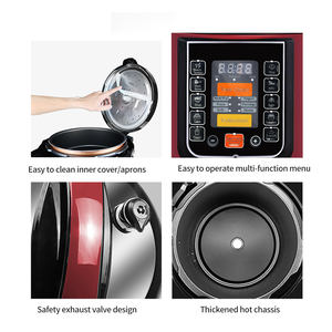 Olla a Presión Eléctrica de Alta Calidad, Comercial o Doméstica, de Acero Inoxidable, Multiusos, con Capacidad de 6L - Product Image 2