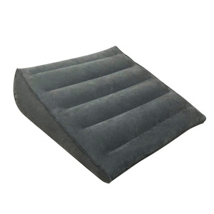 Inflatable Triangular <b>Pad</b> Grey PVC Pressure Relief <b>Cushion</b> For Side Lying Positioning - Product Image 1