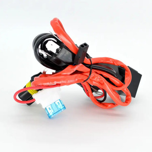 <b>H4</b> Xenon Headlight Wiring Harness 12V For Motorcycle Electric Bike Retrofit Upgrade - Product Image 1