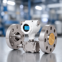 Transmetteur DP YUUKI JUN-E50B 0-34 kPa avec double étanchéité à distance, revêtement en tantale et PTFE, 0,075 % non-exotérisé, DN80 PN40, insertion PVC blanc 6m