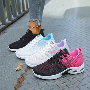 Chaussures de sport de style nouveau - chaussures légères pour femmes pour la course à pied décontractée, semelle en caoutchouc tendance avec absorption des chocs. - Product Image 5