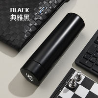 Thermos isolé en acier inoxydable, contrôle de la température, gobelet, affichage Led, rappel, bouteille d'eau intelligente de 500ml