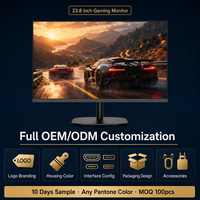 Moniteur de jeu 23,8 pouces 2K QHD 180Hz Fast IPS OEM ODM Moniteur personnalisé directement de l'usine avec garantie de 2 ans