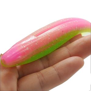 17cm 15,5G TPR cebo de plástico blando en forma de Y tenedor cola lubina pesca Texas Rig señuelo Artificial - Product Image 4