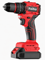 Perceuse sans fil 21V Lithium-Ion, 1350 tr/min, vitesse variable, perçage du bois jusqu'à 40mm, pour bricolage, atelier et réparation