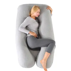 Produttore di vendita calda supporto per le gambe cuscino per gravidanza a forma di U per tutto il corpo per le donne incinte