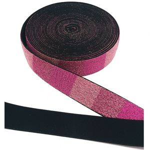 Double Side Different Color Golden Jacquard Flat Webbing Custom Size for Garment Accessories - Product Image 6