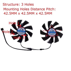 พัดลมการ์ดจอ,XY-D09015B,เครื่องทำความเย็น GPU,สำหรับ ELSA <span class=keywords><strong>RX</strong></span> <span class=keywords><strong>580</strong></span> <span class=keywords><strong>8GB</strong></span> <span class=keywords><strong>2048SP</strong></span>,สำหรับ <span class=keywords><strong>MLLSE</strong></span> <span class=keywords><strong>580</strong></span> <span class=keywords><strong>2048SP</strong></span> 8G,สำหรับ JIESHUO <span class=keywords><strong>RX</strong></span> <span class=keywords><strong>580</strong></span> <span class=keywords><strong>8GB</strong></span> - Product Image 6